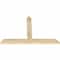 Ekena Millwork Portland Rough Sawn Timber Gable Bracket, Douglas Fir, 48"W x 32"H x 2"D x 4"F, 16/12 Pitch GBW048X32X0204POR00RDF - alternate 5